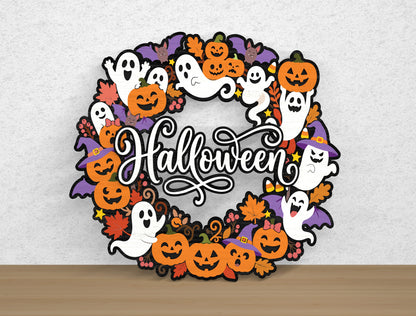 Halloween Door Hanger SVG Bundle 10 Designs for xTool Glowforge LightBurn