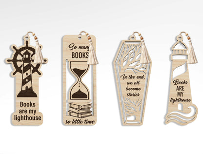 Bookmark SVG Bundle 28 Designs for Glowforge and xTool