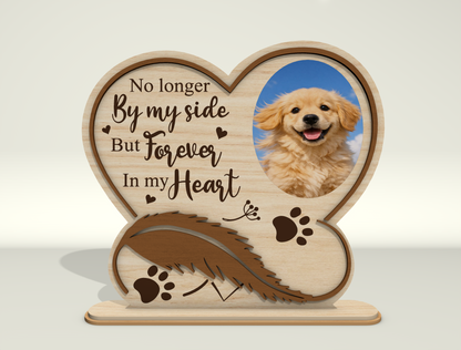 Dog Memorial Photo Frame SVG Bundle for Glowforge and LightBurn Users