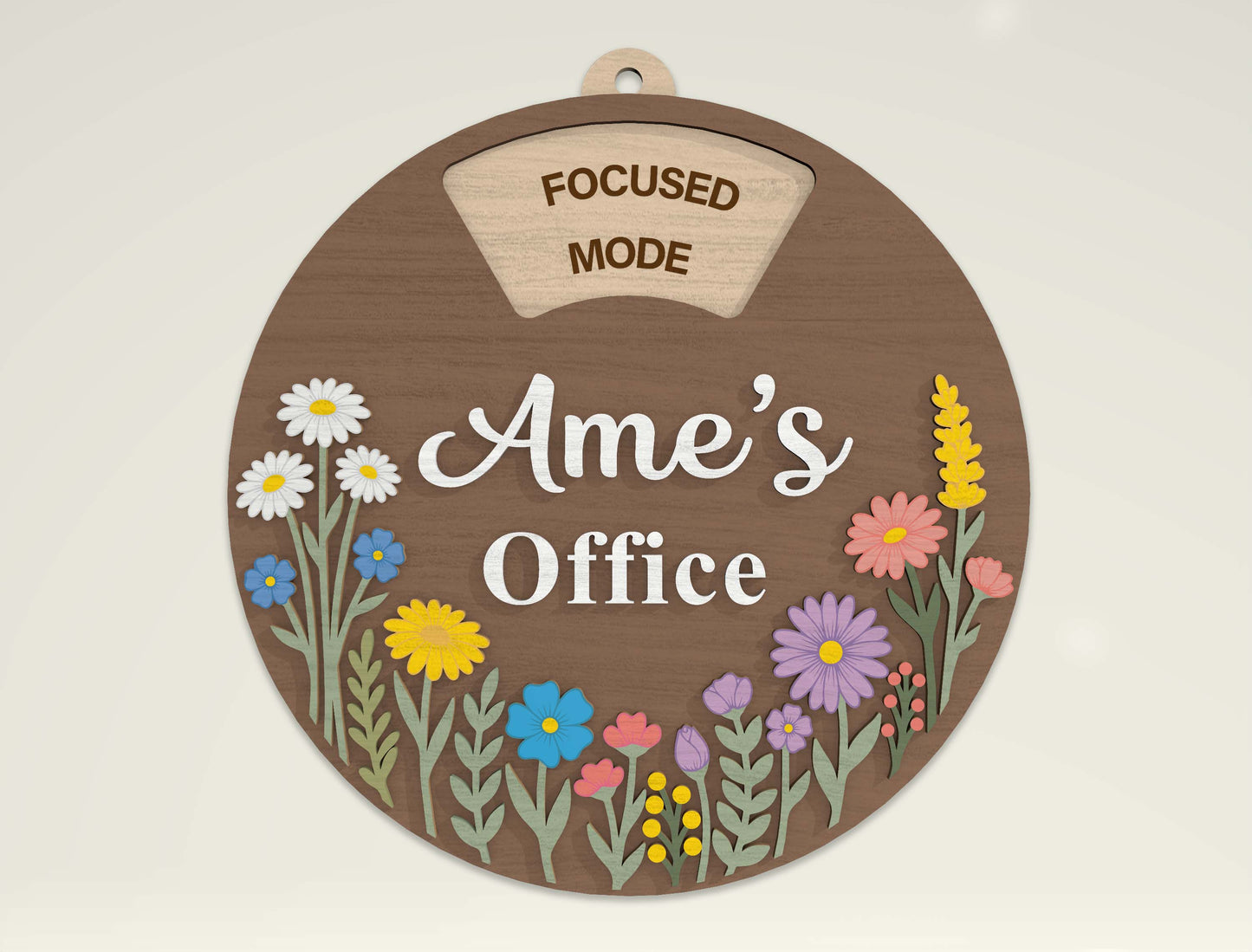 Personalized Office Door Sign SVG Bundle for Glowforge and LightBurn