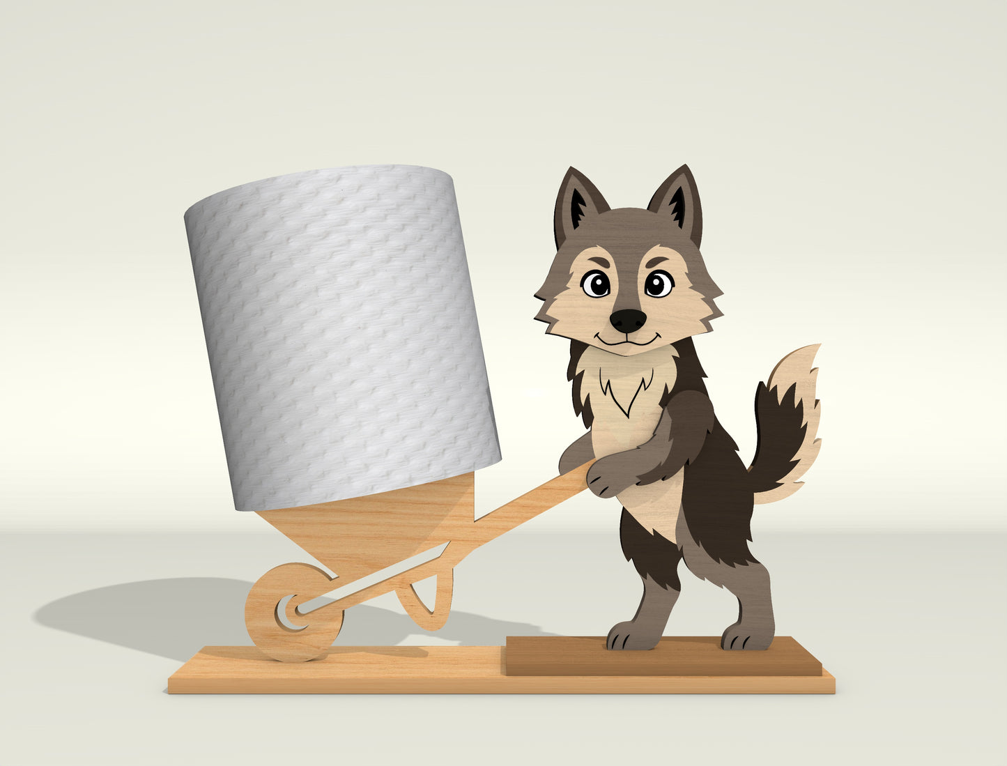 Animal Toilet Holder SVG Bundle for Glowforge, xTool, or LightBurn
