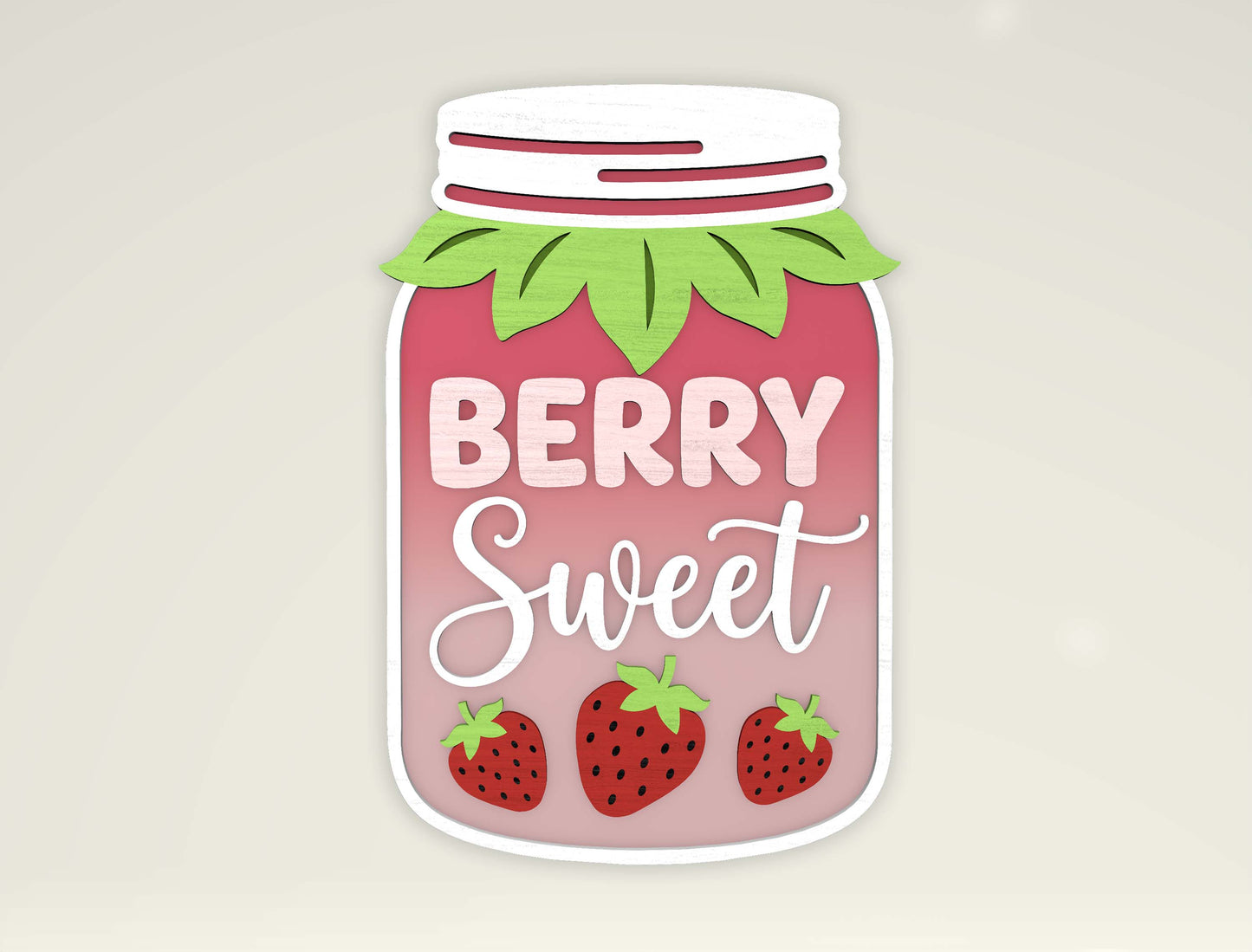 Summer Mason Jar Sign SVG Bundle for Glowforge and LightBurn