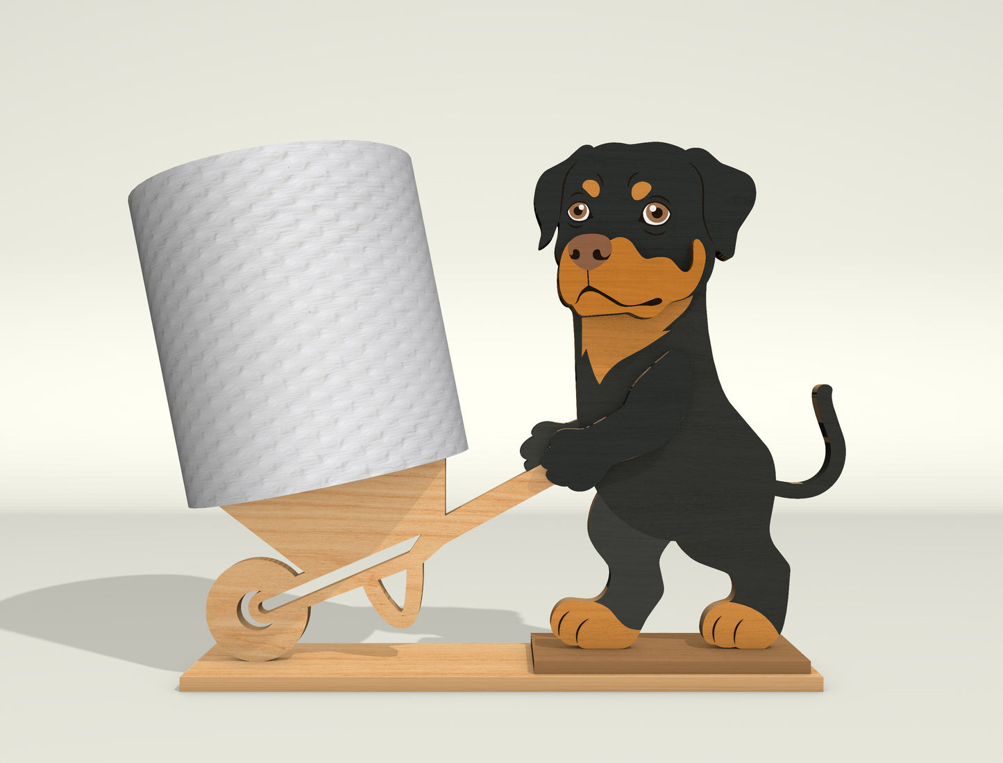 Animal Toilet Holder SVG Bundle for Glowforge, xTool, or LightBurn