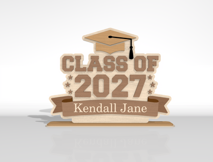 Graduation Congrats Sign SVG Laser Cut File for Glowforge and LightBurn