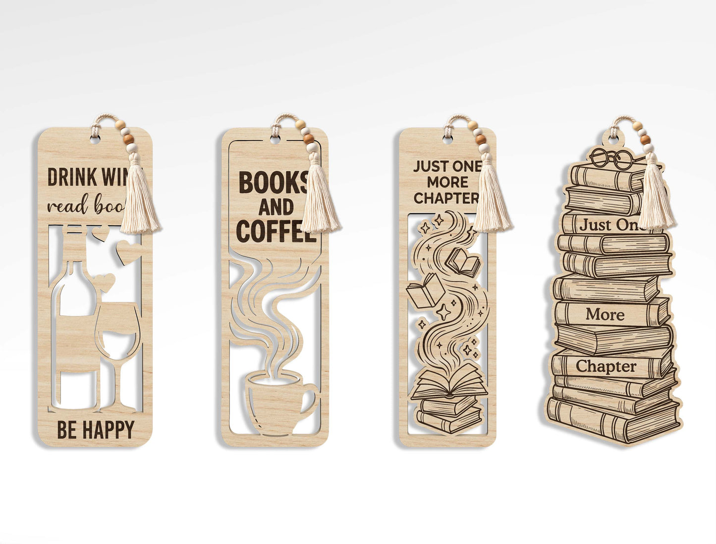 Bookmark SVG Bundle 28 Designs for Glowforge and xTool