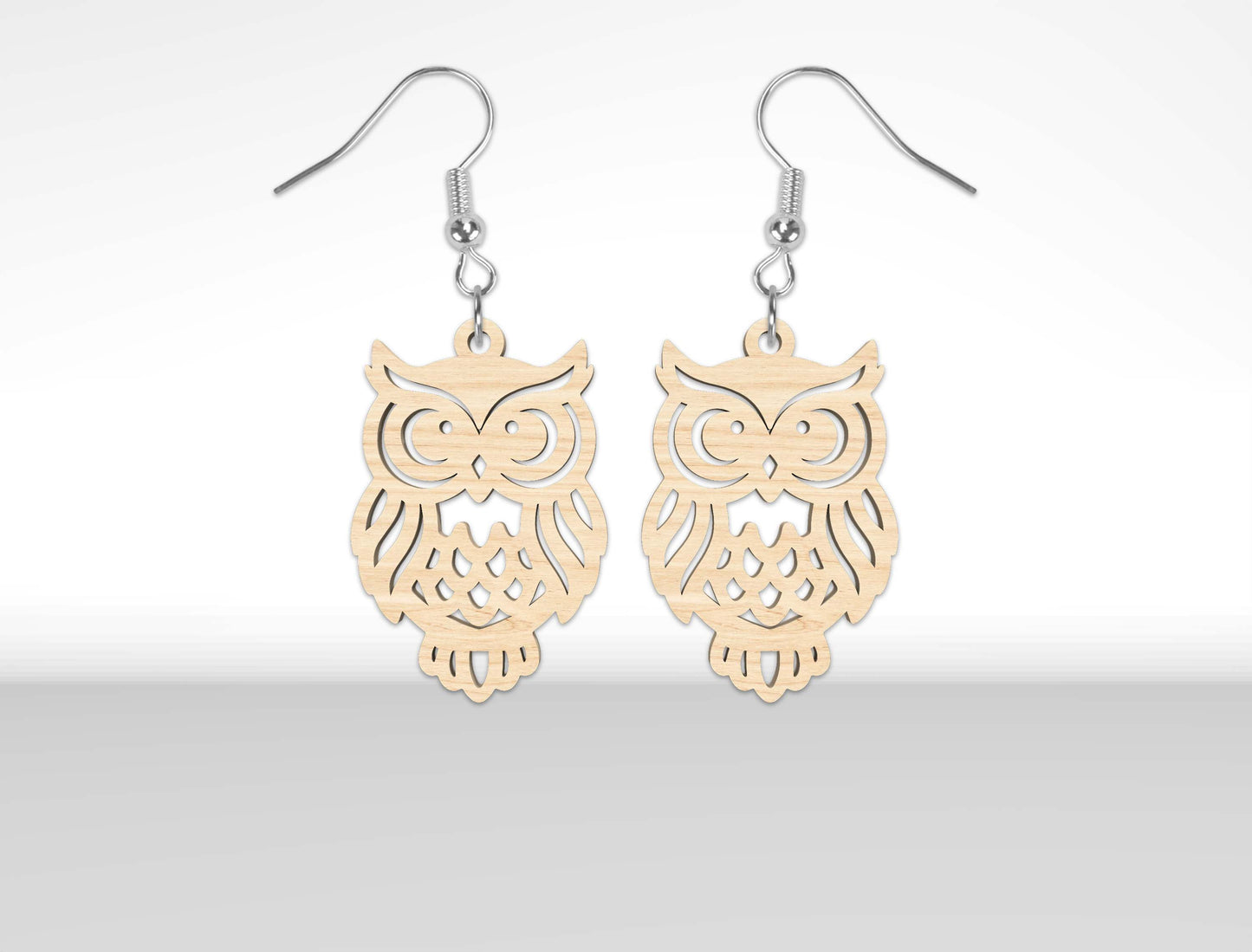 Wooden Animal Earrings SVG Bundle for xTool and Glowforge