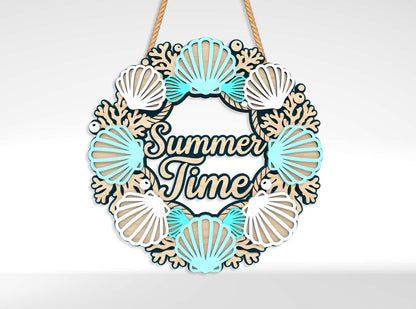 Beach Welcome Sign SVG Bundle with 10 Designs for xTool and Glowforge