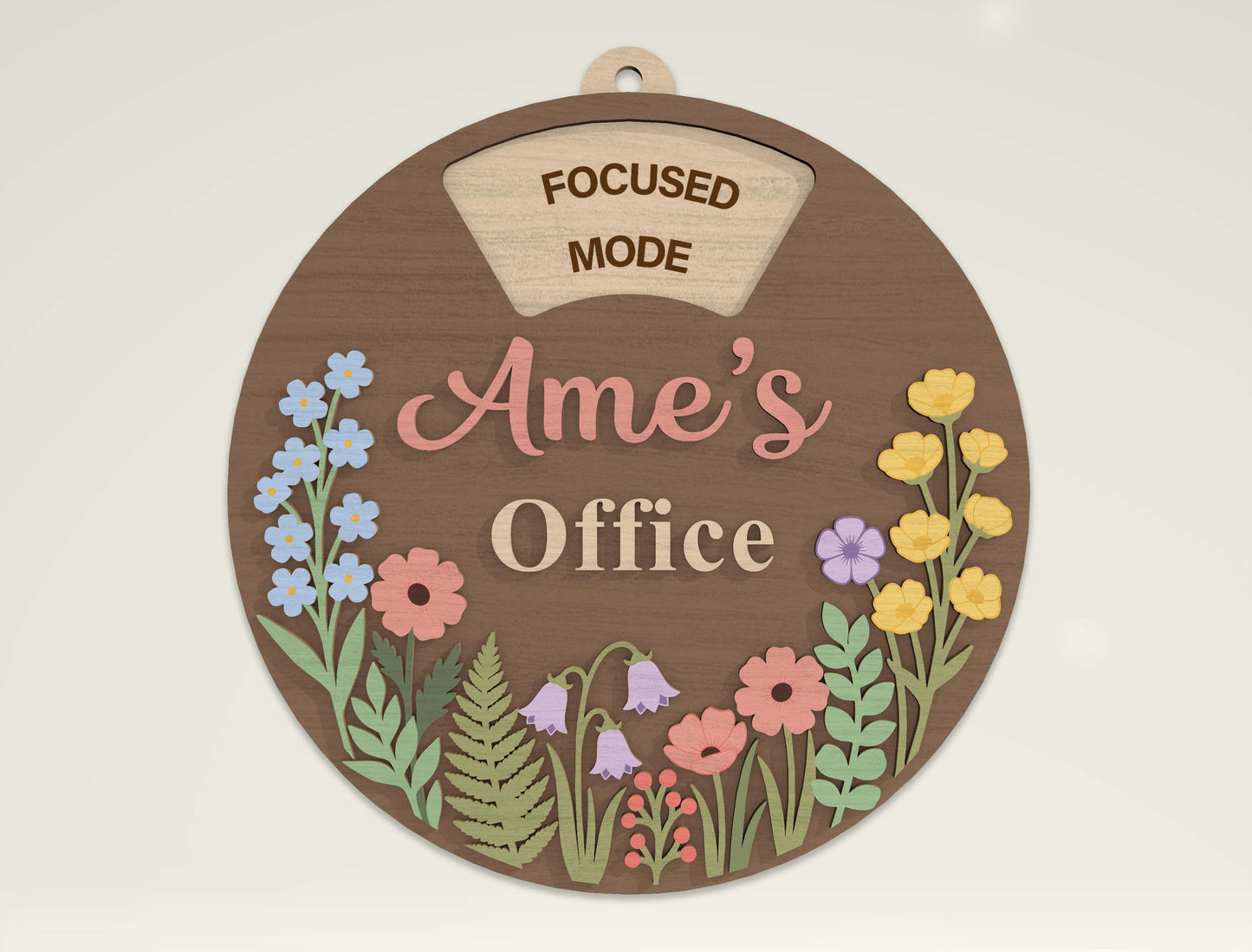 Personalized Office Door Sign SVG Bundle for Glowforge and LightBurn