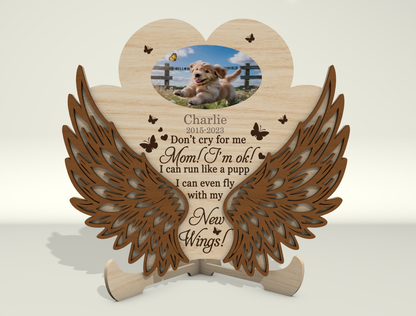 Dog Memorial Photo Frame SVG Bundle for Glowforge and LightBurn Users