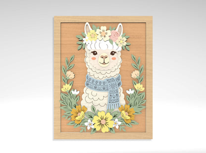 Farm Animal Wall Art SVG Bundle for Glowforge and LightBurn