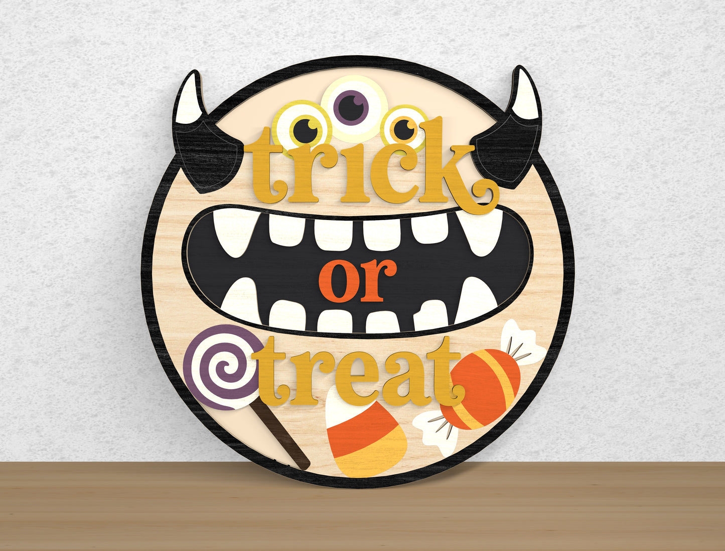 Halloween Welcome Sign SVG Bundle 10 Designs for LightBurn Glowforge xTool