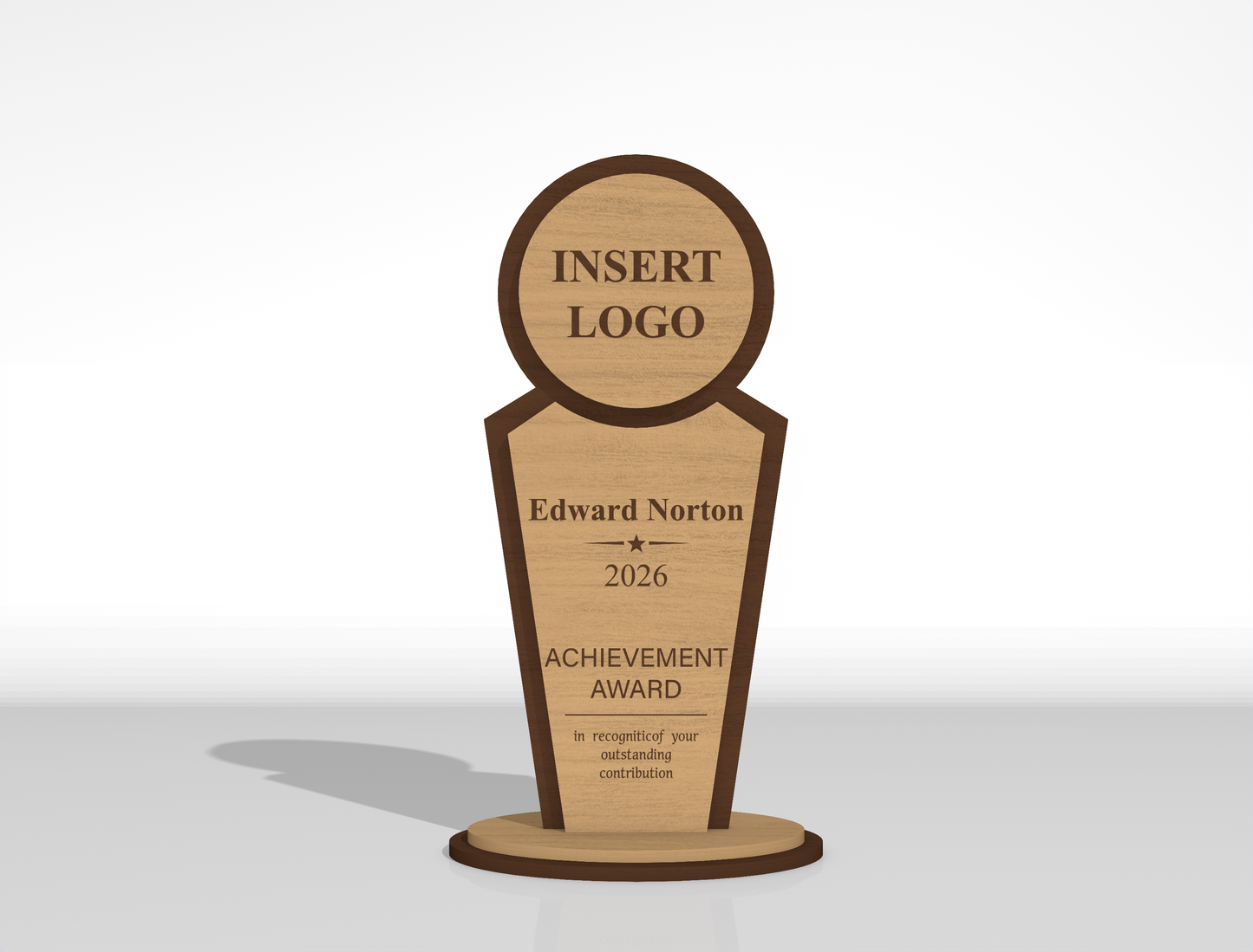 Wooden Award Trophy SVG Bundle 18 Designs for Glowforge xTool LightBurn