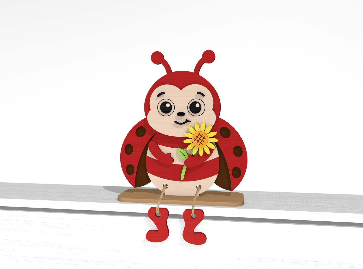 Summer Shelf Sitter SVG Bundle for Glowforge, xTool, or LightBurn