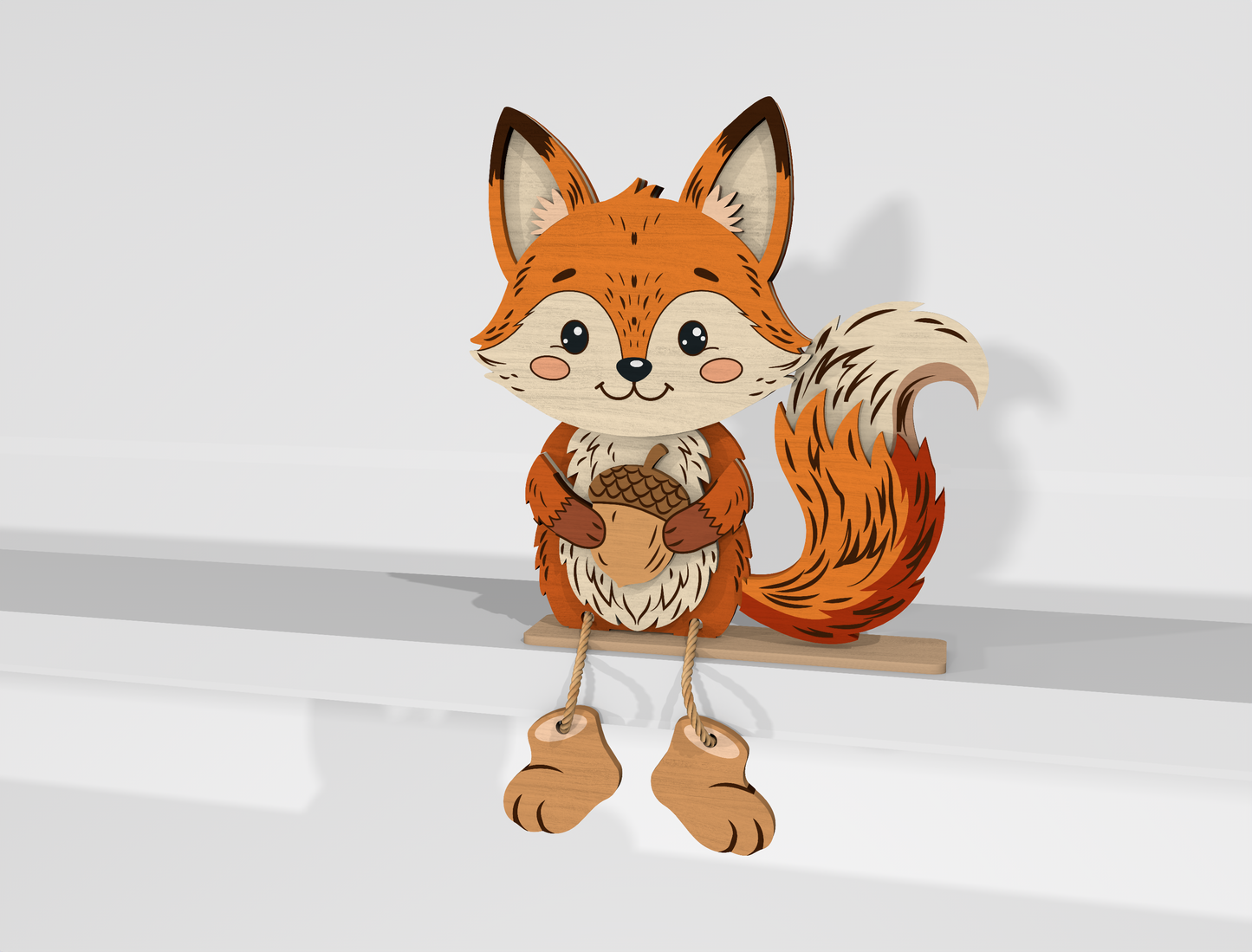 Thanksgiving Fall Shelf Sitter SVG Bundle for Glowforge xTool LightBurn 10 Designs