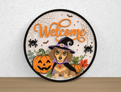 Halloween Door Hanger SVG Bundle 10 Designs for xTool Glowforge LightBurn