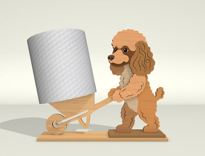 Animal Toilet Holder SVG Bundle for Glowforge, xTool, or LightBurn