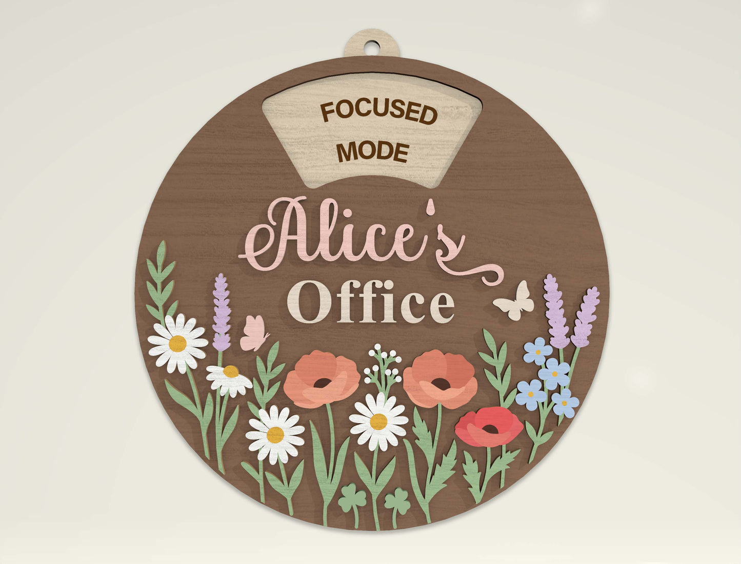 Personalized Office Door Sign SVG Bundle for Glowforge and LightBurn