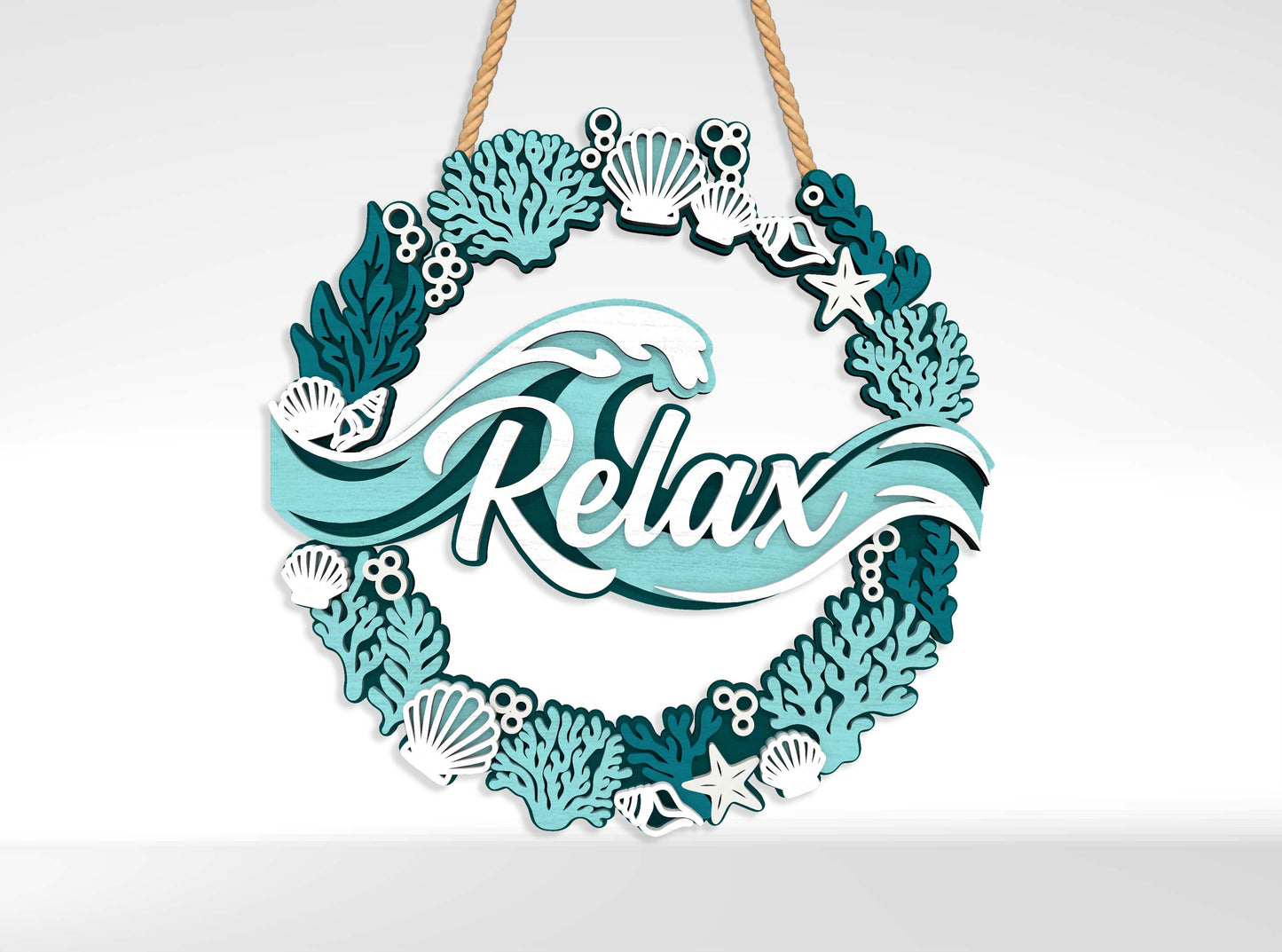 Beach Welcome Sign SVG Bundle with 10 Designs for xTool and Glowforge
