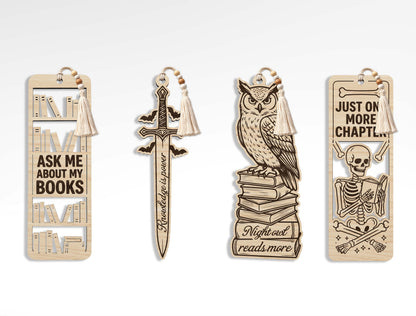 Bookmark SVG Bundle 28 Designs for Glowforge and xTool