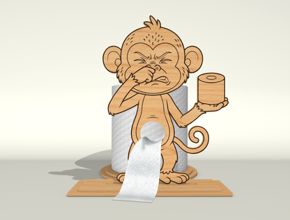 Toilet Paper Holder SVG Bundle for Glowforge and xTool