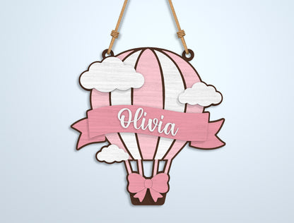Kids Name Sign SVG Bundle File for Glowforge and xTool