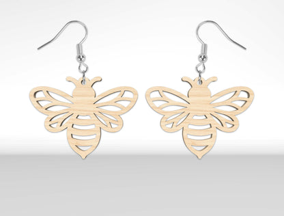 Wooden Animal Earrings SVG Bundle for xTool and Glowforge