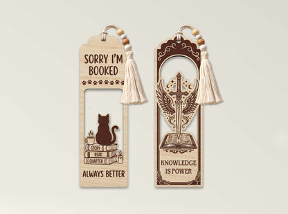 Bookmark SVG Bundle Laser Cut File for Glowforge and LightBurn