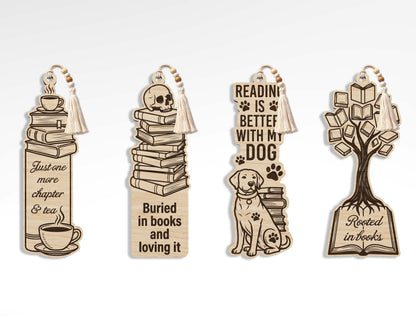 Bookmark SVG Bundle 28 Designs for Glowforge and xTool