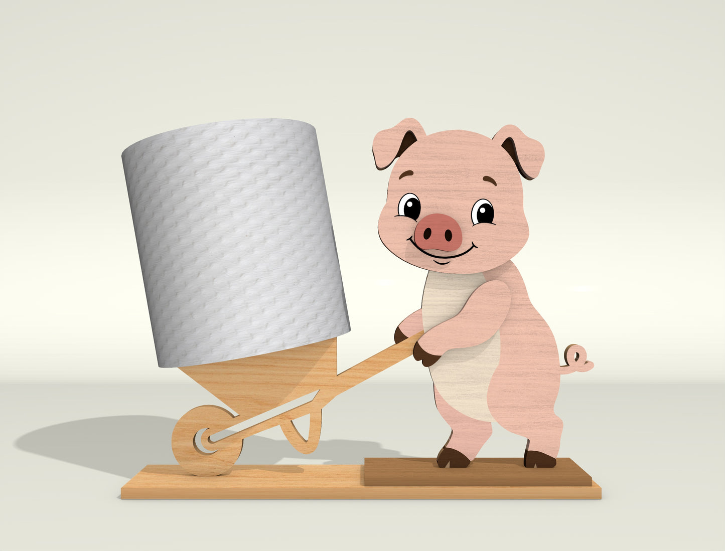 Animal Toilet Holder SVG Bundle for Glowforge, xTool, or LightBurn