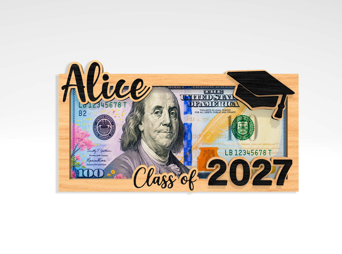Graduation Money Holder SVG Bundle for Glowforge and xTool