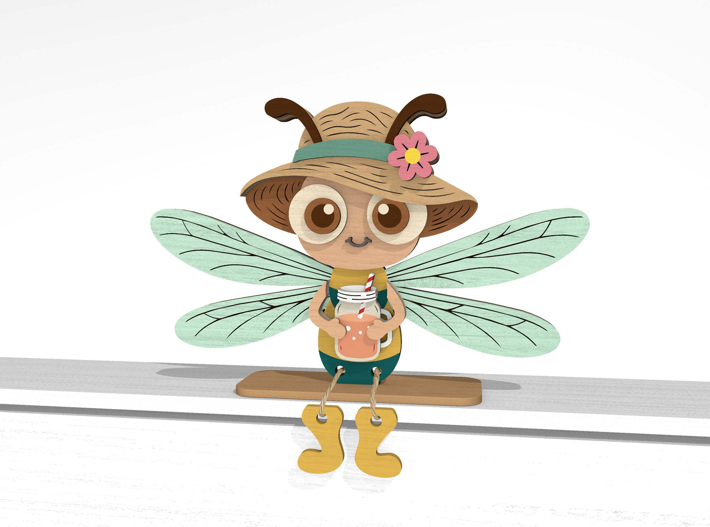 Summer Shelf Sitter SVG Bundle for Glowforge, xTool, or LightBurn