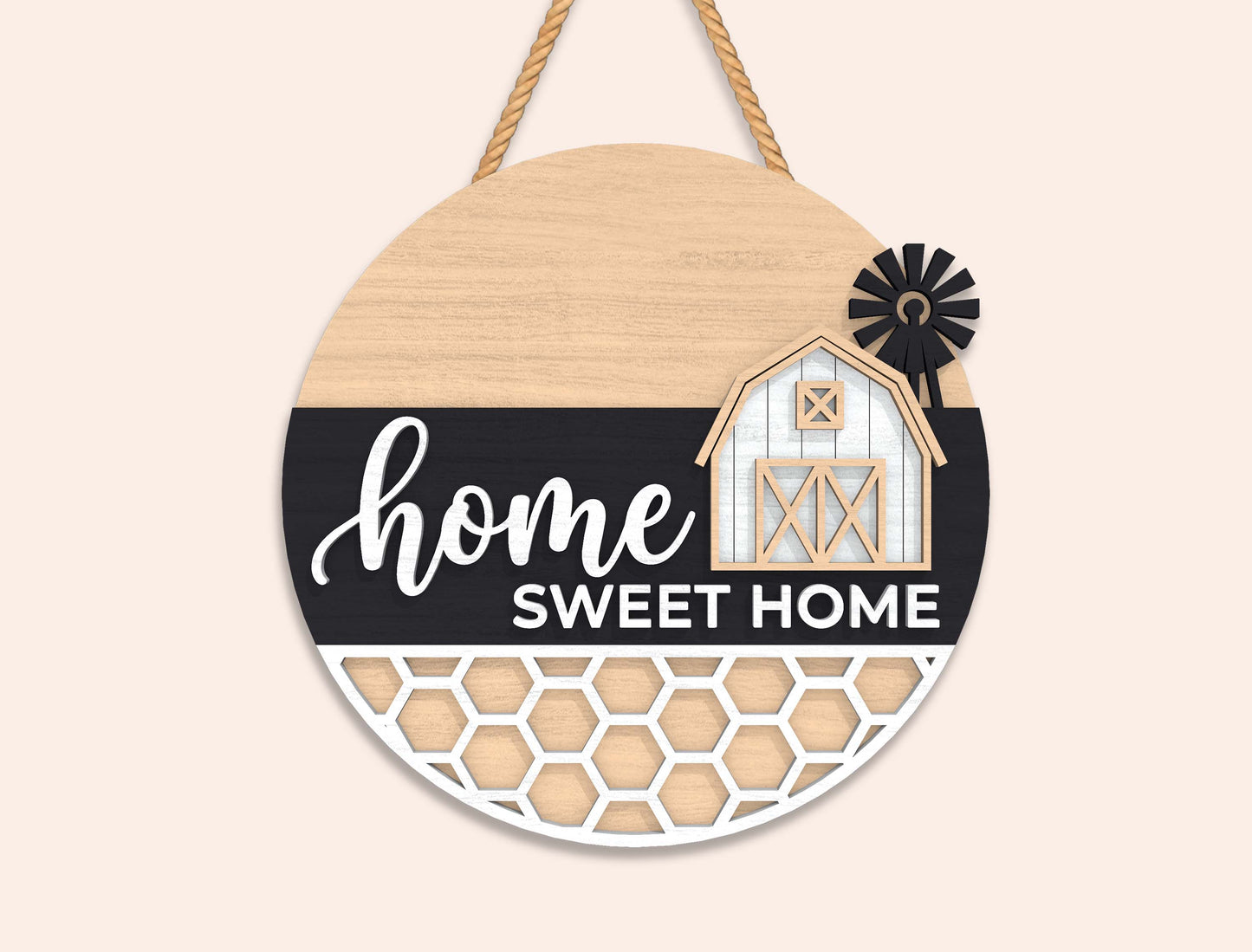 Floral Welcome Door Hanger SVG Bundle 10 Designs for Glowforge and xTool