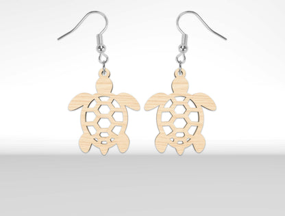 Wooden Animal Earrings SVG Bundle for xTool and Glowforge