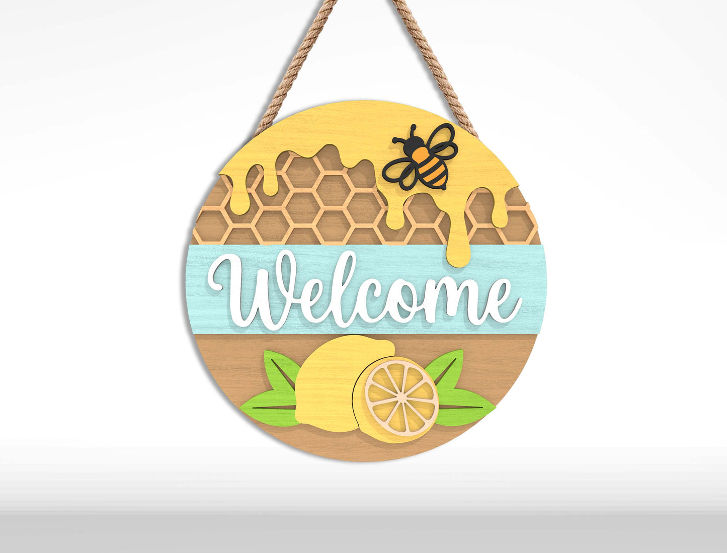 Hello Summer Sign Bundle SVG Laser Cut File for Glowforge and LightBurn