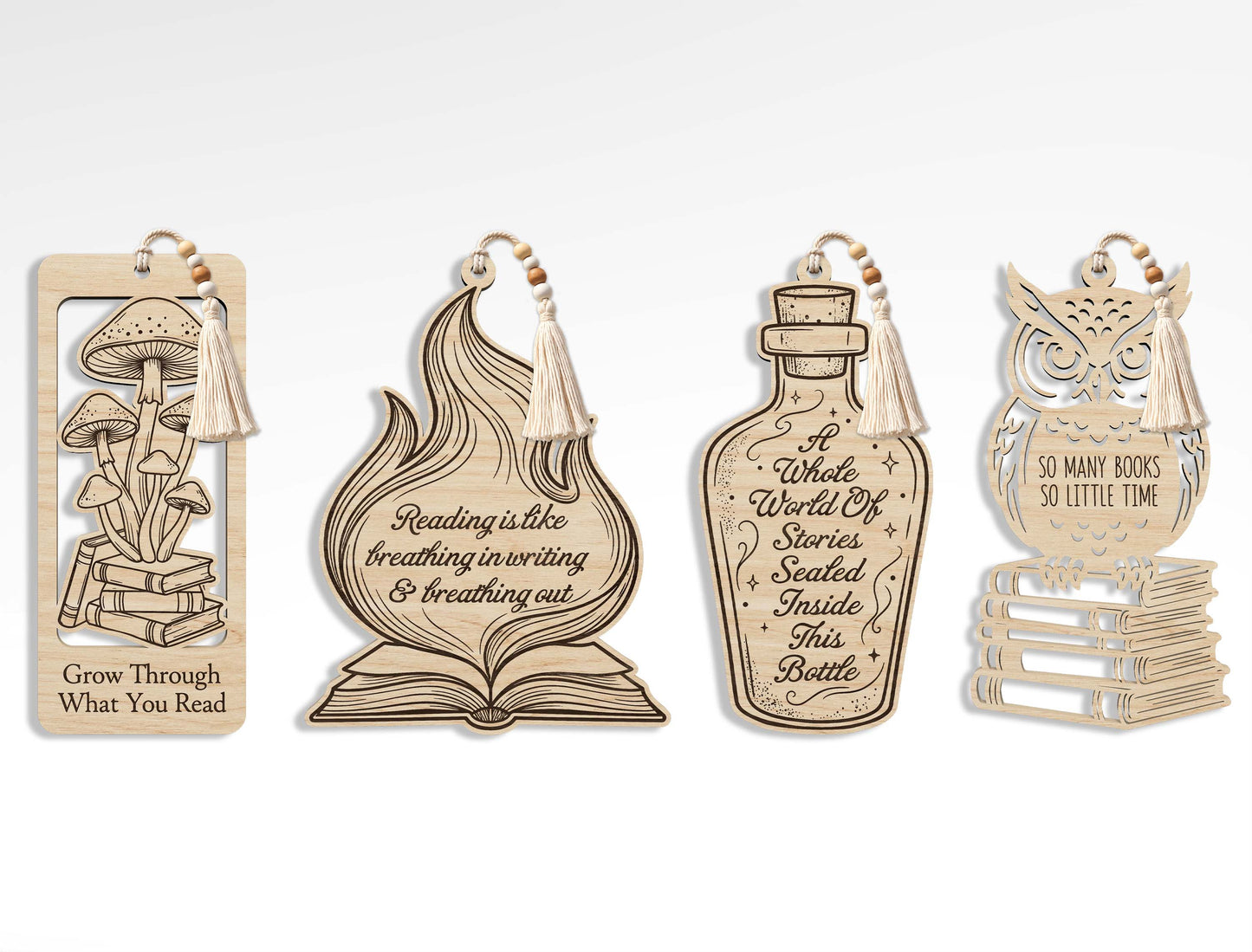 Bookmark SVG Bundle 28 Designs for Glowforge and xTool