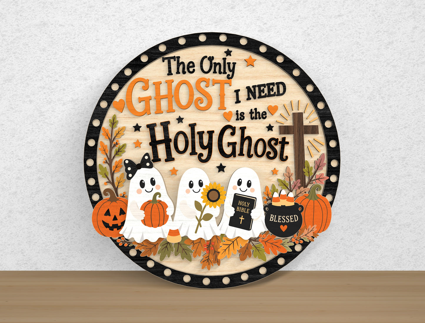 Halloween Door Hanger SVG Bundle 10 Designs for xTool Glowforge LightBurn