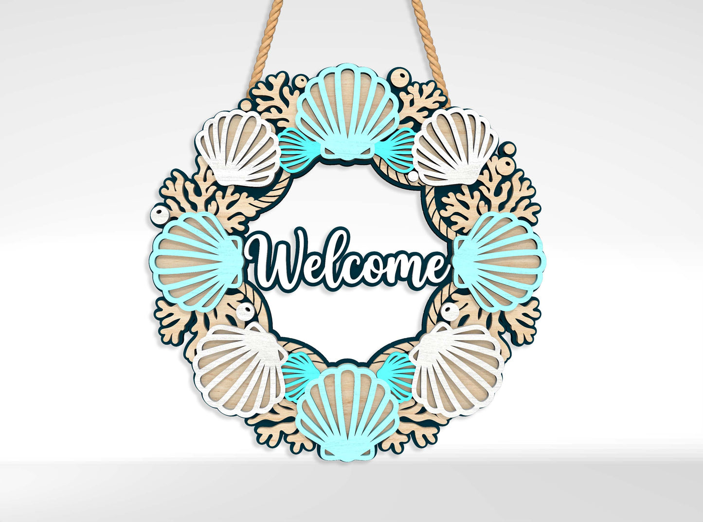 Beach Welcome Sign SVG Bundle with 10 Designs for xTool and Glowforge