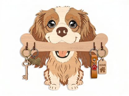 Dog Breed Key Holder SVG Bundle for Glowforge and LightBurn