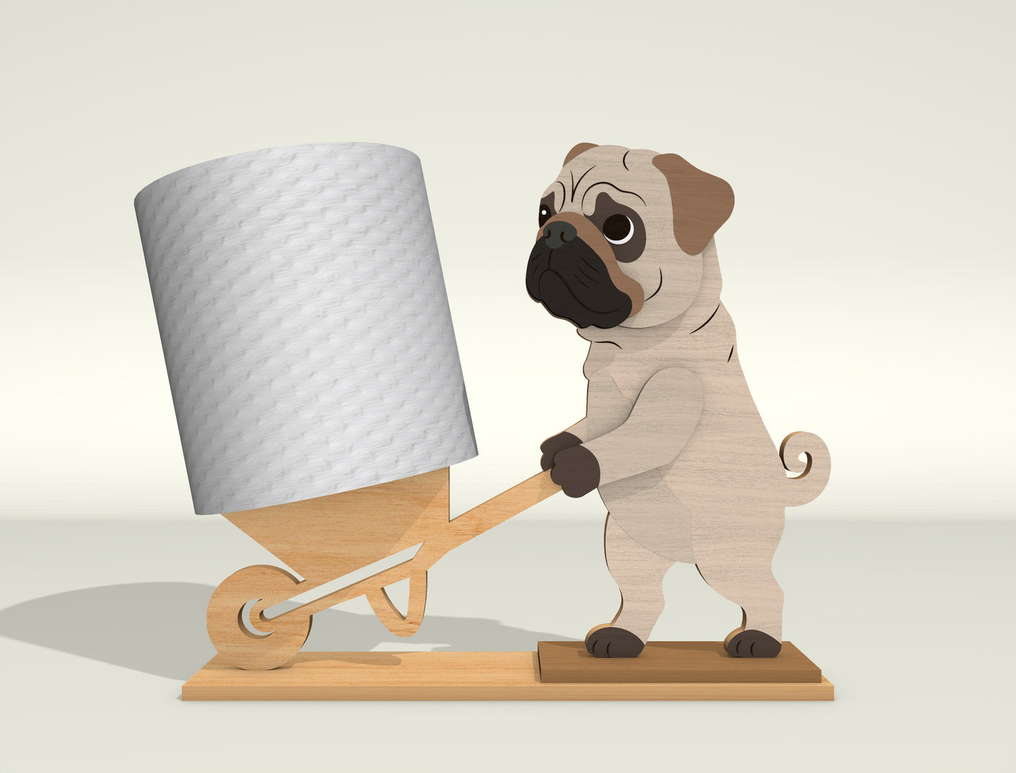 Animal Toilet Holder SVG Bundle for Glowforge, xTool, or LightBurn