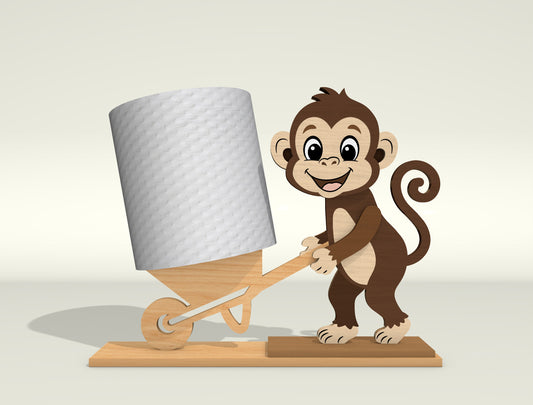 Animal Toilet Holder SVG Bundle for Glowforge, xTool, or LightBurn