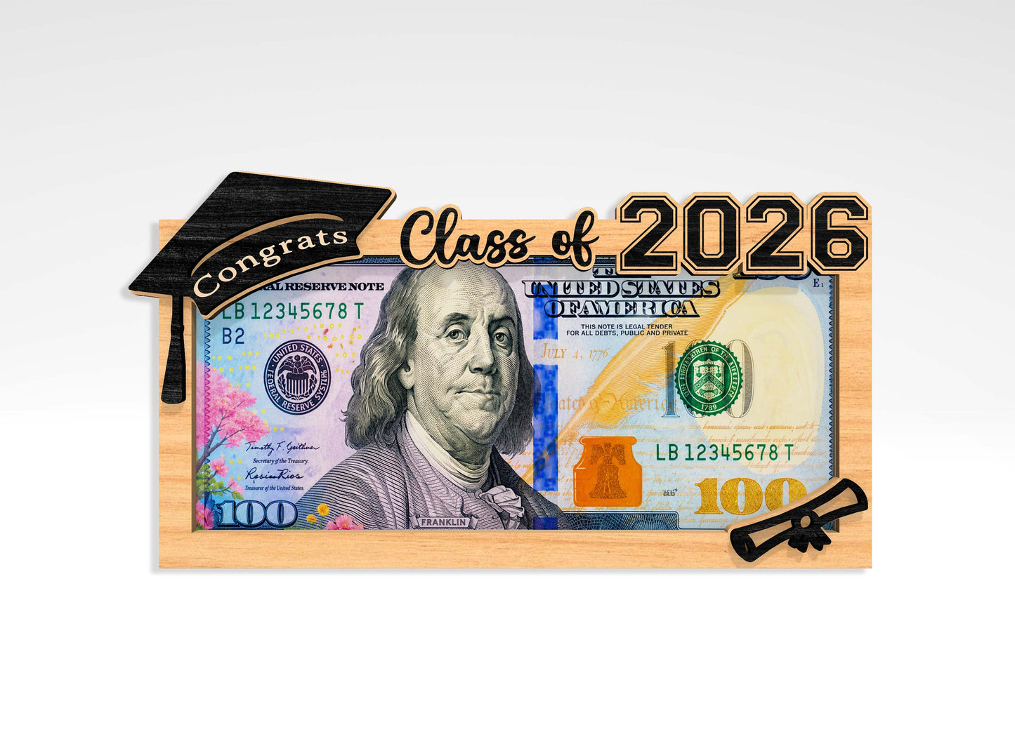 Graduation Money Holder SVG Bundle for Glowforge and xTool