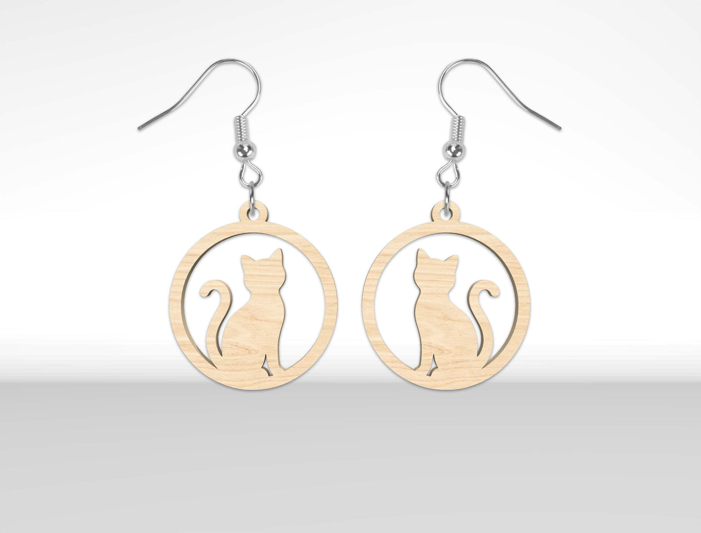Wooden Animal Earrings SVG Bundle for xTool and Glowforge