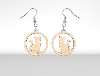 Wooden Animal Earrings SVG Bundle for xTool and Glowforge