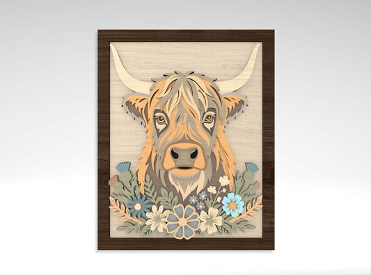 Farm Animal Wall Art SVG Bundle for Glowforge and LightBurn