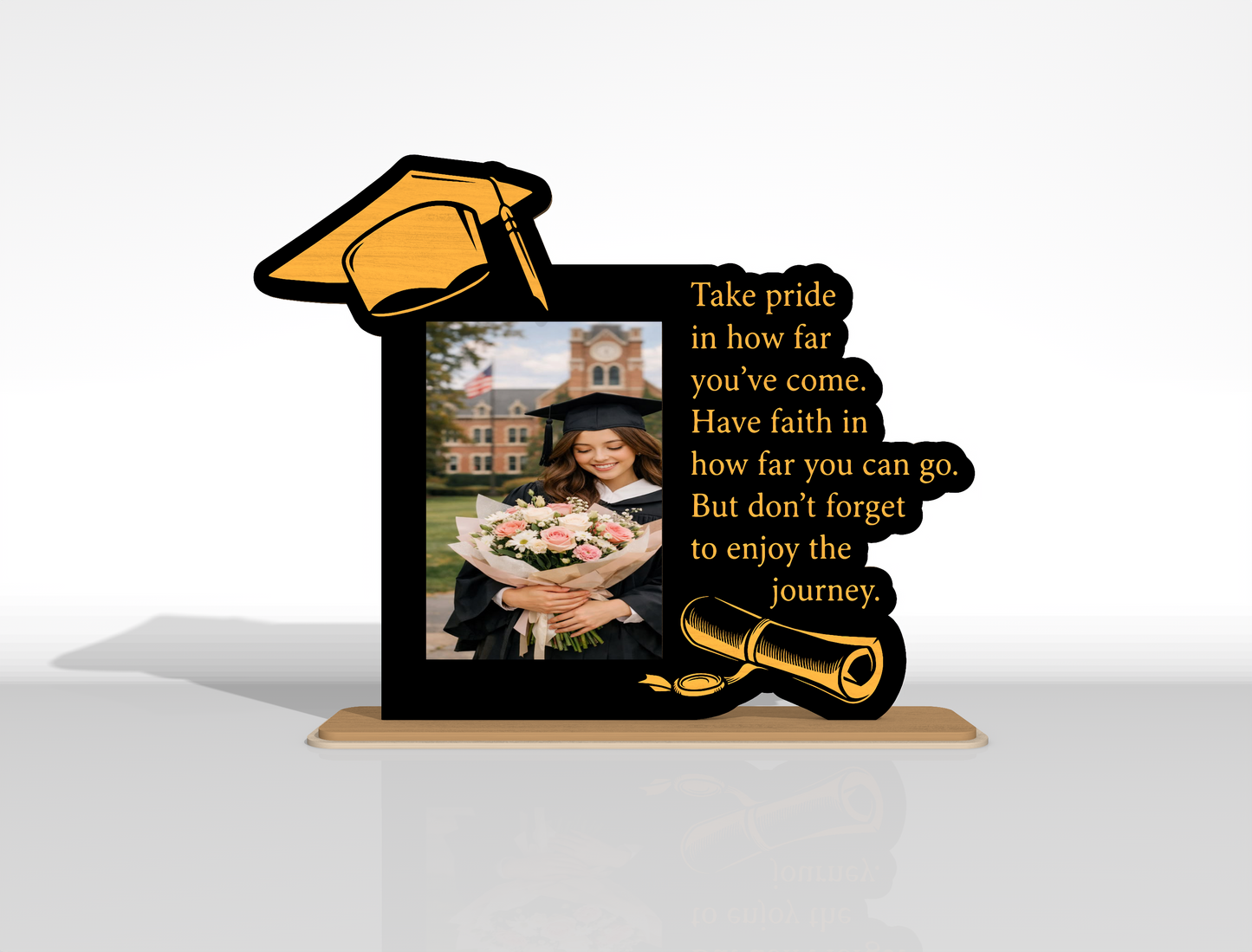 Graduation Congrats Sign SVG Laser Cut File for Glowforge and LightBurn