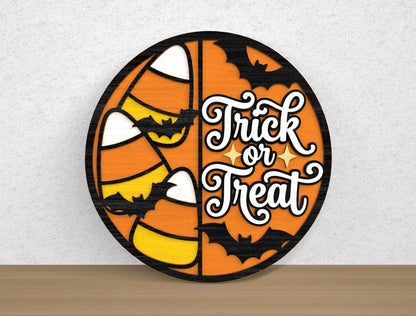 Halloween Door Hanger SVG Bundle 10 Designs for xTool Glowforge LightBurn