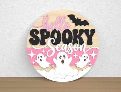 Halloween Welcome Sign SVG Bundle 10 Designs for LightBurn Glowforge xTool