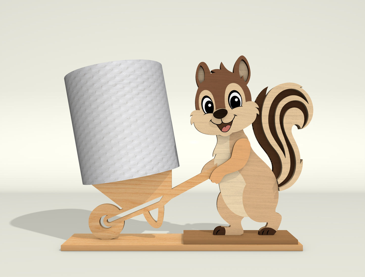 Animal Toilet Holder SVG Bundle for Glowforge, xTool, or LightBurn