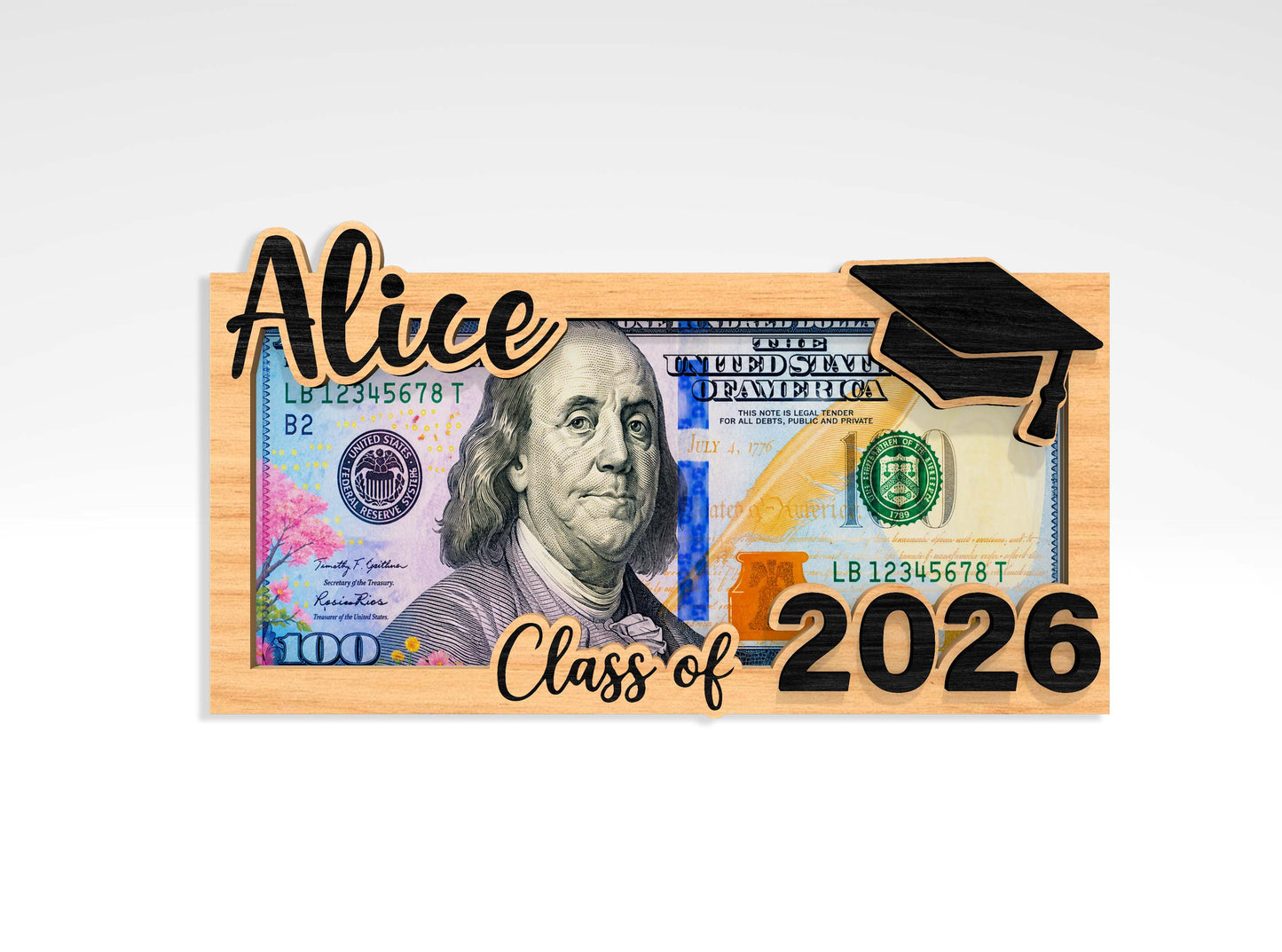 Graduation Money Holder SVG Bundle for Glowforge and xTool