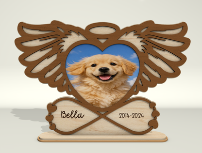 Dog Memorial Photo Frame SVG Bundle for Glowforge and LightBurn Users